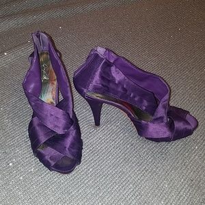 Purple stilettos